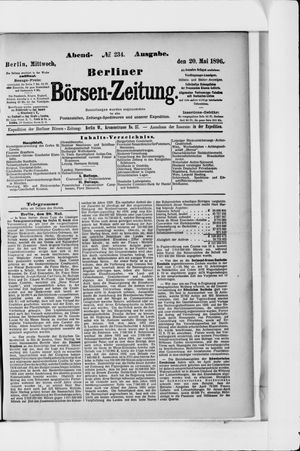 Berliner Börsen-Zeitung vom 20.05.1896