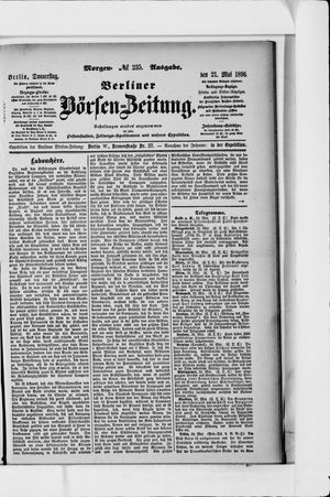 Berliner Börsen-Zeitung vom 21.05.1896