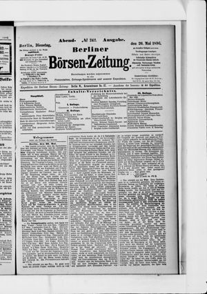 Berliner Börsen-Zeitung vom 26.05.1896