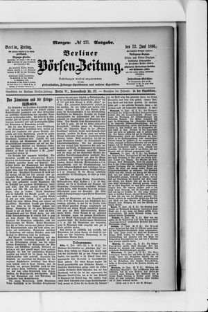Berliner Börsen-Zeitung on Jun 12, 1896