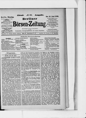 Berliner Börsen-Zeitung vom 16.06.1896