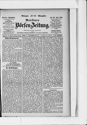 Berliner Börsen-Zeitung vom 20.06.1896