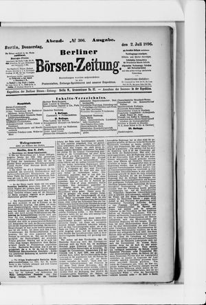 Berliner Börsen-Zeitung vom 02.07.1896