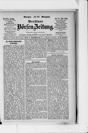 Berliner Börsen-Zeitung vom 10.07.1896