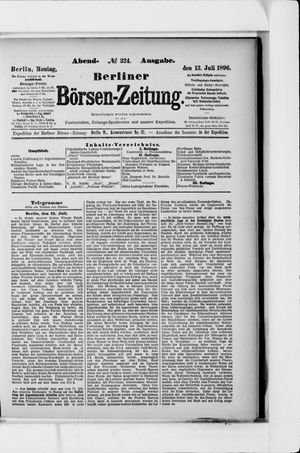 Berliner Börsen-Zeitung vom 13.07.1896