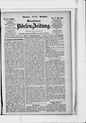 Berliner Börsen-Zeitung vom 17.07.1896