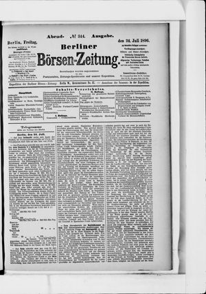 Berliner Börsen-Zeitung vom 24.07.1896