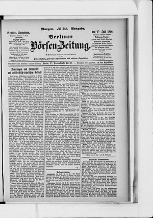 Berliner Börsen-Zeitung vom 25.07.1896