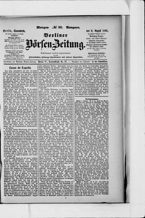 Berliner Börsen-Zeitung vom 08.08.1896