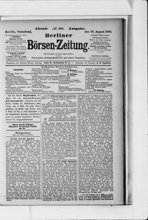 Berliner Börsen-Zeitung vom 29.08.1896