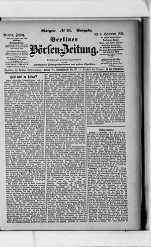 Berliner Börsen-Zeitung vom 04.09.1896