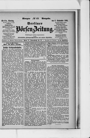 Berliner Börsen-Zeitung vom 06.09.1896
