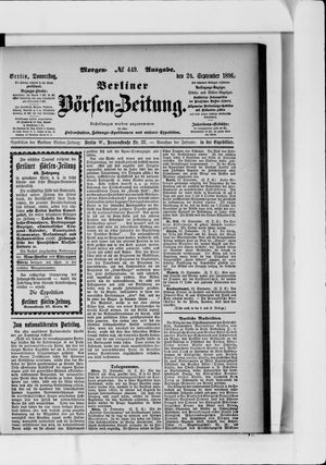 Berliner Börsen-Zeitung vom 24.09.1896