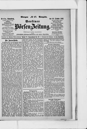 Berliner Börsen-Zeitung vom 10.10.1896
