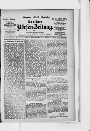 Berliner Börsen-Zeitung vom 13.10.1896