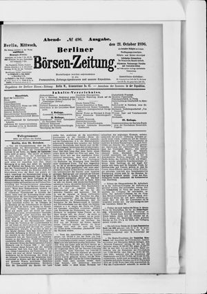 Berliner Börsen-Zeitung vom 21.10.1896