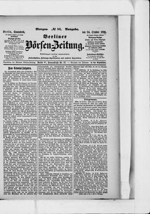Berliner Börsen-Zeitung vom 24.10.1896