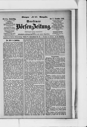 Berliner Börsen-Zeitung vom 03.12.1896