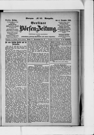 Berliner Börsen-Zeitung vom 04.12.1896