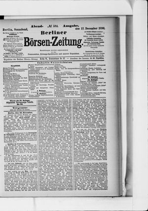 Berliner Börsen-Zeitung vom 12.12.1896