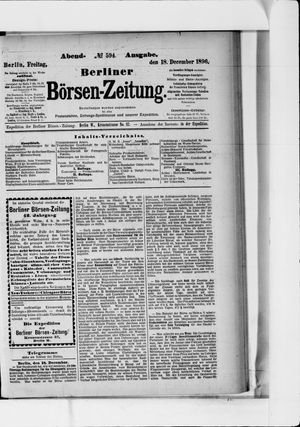 Berliner Börsen-Zeitung vom 18.12.1896