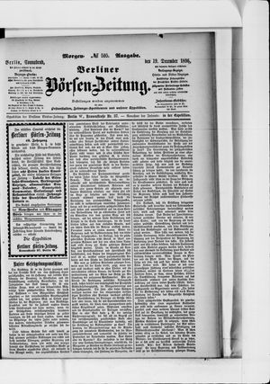 Berliner Börsen-Zeitung vom 19.12.1896