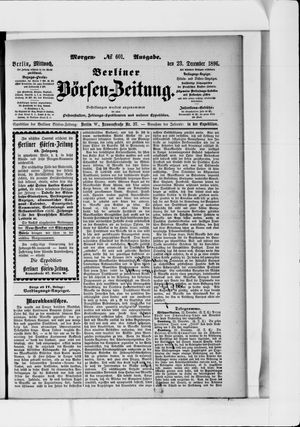 Berliner Börsen-Zeitung vom 23.12.1896