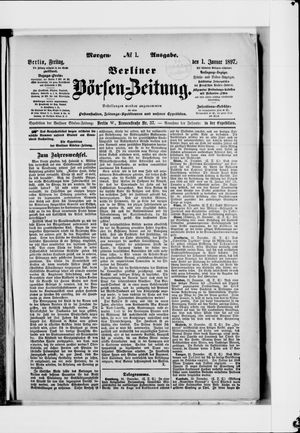 Berliner Börsen-Zeitung vom 01.01.1897