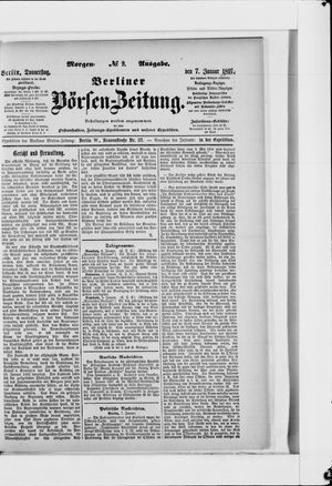 Berliner Börsen-Zeitung vom 07.01.1897