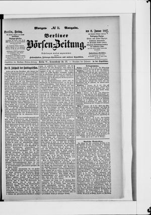 Berliner Börsen-Zeitung on Jan 8, 1897
