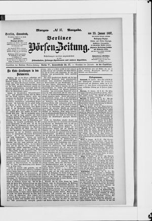 Berliner Börsen-Zeitung vom 23.01.1897