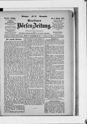 Berliner Börsen-Zeitung vom 02.02.1897