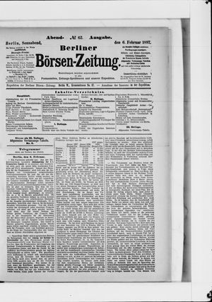 Berliner Börsen-Zeitung vom 06.02.1897