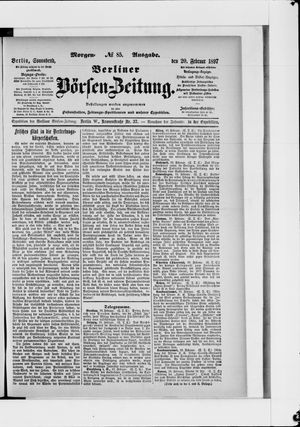 Berliner Börsen-Zeitung vom 20.02.1897