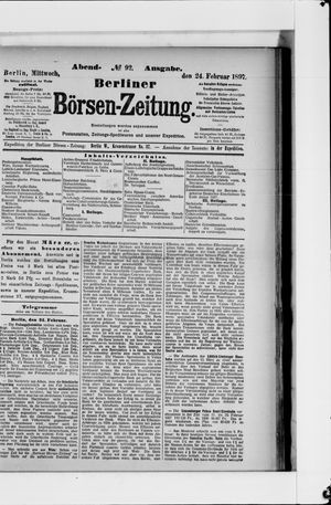 Berliner Börsen-Zeitung vom 24.02.1897