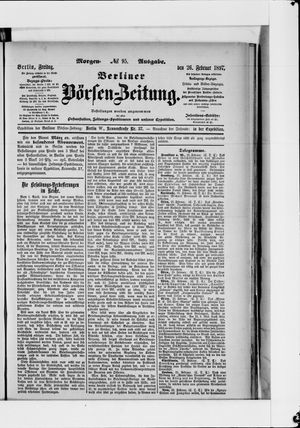 Berliner Börsen-Zeitung vom 26.02.1897