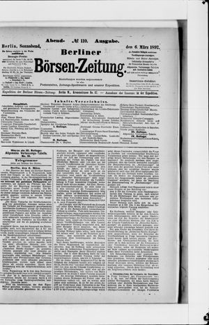 Berliner Börsen-Zeitung vom 06.03.1897