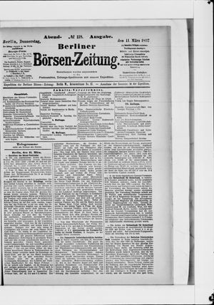 Berliner Börsen-Zeitung vom 11.03.1897