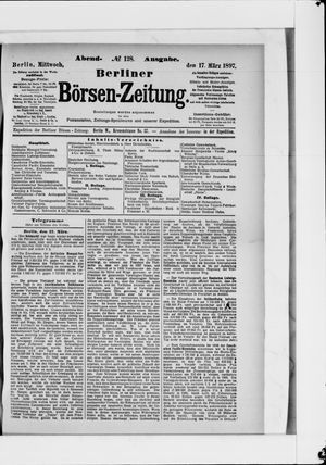 Berliner Börsen-Zeitung vom 17.03.1897