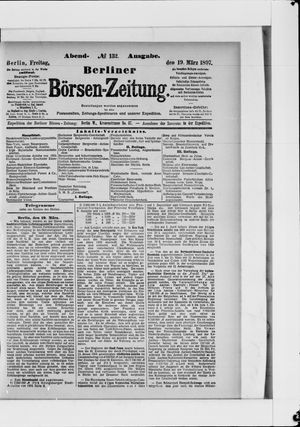 Berliner Börsen-Zeitung vom 19.03.1897