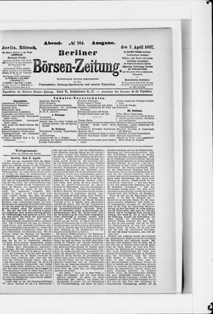 Berliner Börsen-Zeitung vom 07.04.1897