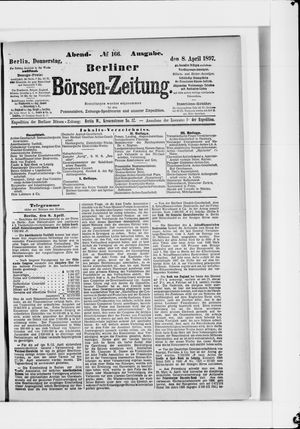 Berliner Börsen-Zeitung vom 08.04.1897