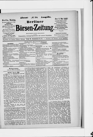 Berliner Börsen-Zeitung vom 03.05.1897