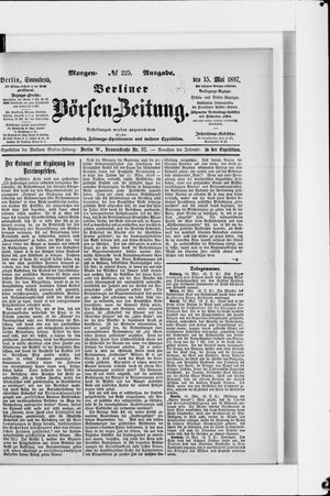 Berliner Börsen-Zeitung vom 15.05.1897