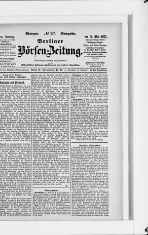 Berliner Börsen-Zeitung vom 16.05.1897