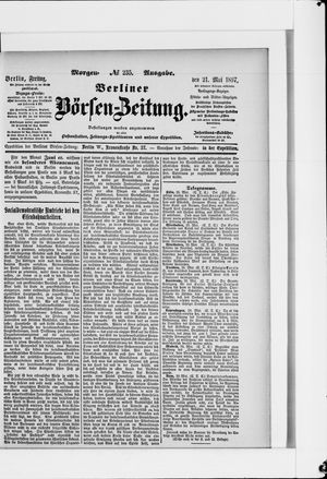 Berliner Börsen-Zeitung vom 21.05.1897