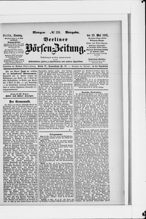 Berliner Börsen-Zeitung vom 23.05.1897