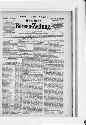 Berliner Börsen-Zeitung vom 28.05.1897