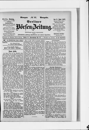 Berliner Börsen-Zeitung vom 06.06.1897