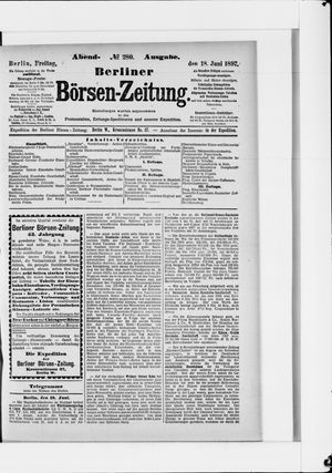 Berliner Börsen-Zeitung vom 18.06.1897